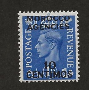 GREAT BRITAIN OFFICES - MOROCCO SC# 100   FVF/MNH 1951