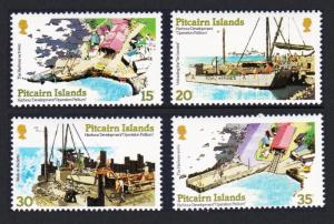 Pitcairn 'Operation Pallium' Harbour Development Project 4v SG#190-193