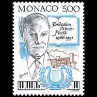 MONACO 1991 - Scott# 1763 Prince Foundation Set of 1 NH