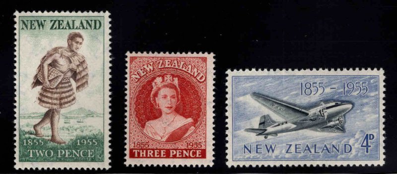 New Zealand Scott 302-304 MNH**  1955 set