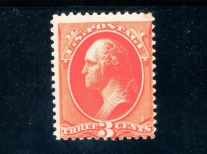 USAstamps Unused FVF US Serie of 1887 Washington Scott 214 OG MNH