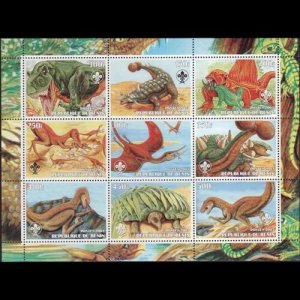 BENIN 2003 - Sheet-Dinosaurs NH