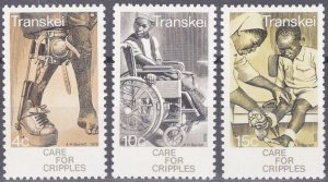 ZAYIX South Africa Transkei 41-43 MNH Medical Care for Cripples 