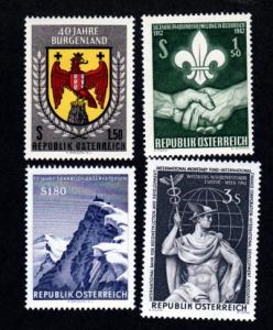 Austria # 666-667,673,684 Mint!