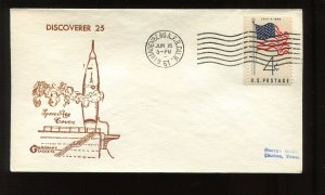 JUNE 16 1961 DISCOVERER 25 GOLDCRAFT  COVER (LV 1021)