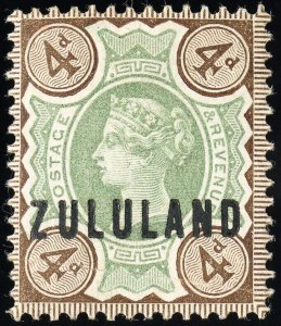 Zululand Stamps # 6 MLH VF Scott Value $60.00