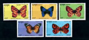[98882] Cambodia 1993 Insects Butterflies  MNH