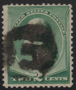 US Scott # 213 2c Washington Fancy Cancel E