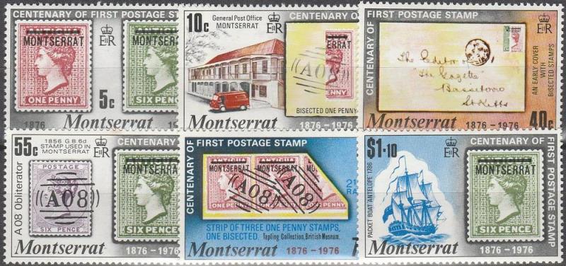 Montserrat #327-32 MNH F-VF CV $3.75 (SU4511)