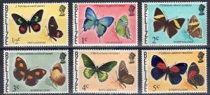 Belize 345-50 - Mint-NH - Butterflies (cv $11.35)