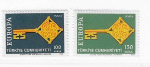 Turkey  Sc # 1775-6 Europa set of 2 NH VF