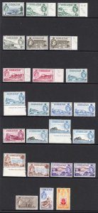 Gibraltar SG145/58 QEII Set plus shades Cat 190 pounds as basic set of 14