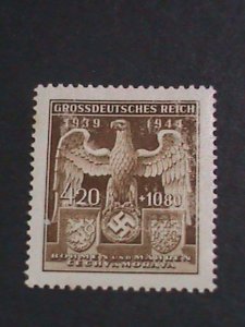 ​GERMANY- 1939  83 YEARS OLD- NAZI EMBLEMS & EAGAL MINT WORLD WAR STAMP