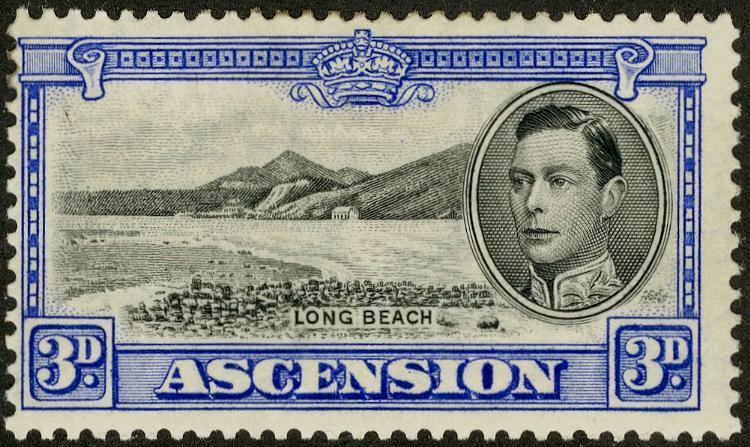 HERRICKSTAMP ASCENSION Sc.# 44 Mint Hinged Scott Retail $55.00