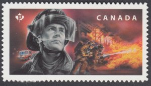 Canada - #3125i  Emergency Responders, Die Cut Stamp From Quarterly Pack