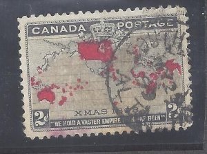 CANADA #85 USED MUDDY WATER VARIANT SOUTH EDMONTON CANCEL BS24482