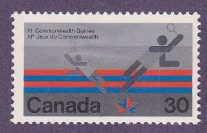 XI Commonwealth games - Scott # 758