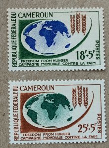 Cameroun 1963 FFH Freedom from Hunger, MNH. Scott B37-B38, CV $2.25