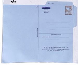 AP118 St Christopher Nevis Angla Airmail Air Letter Postal Stationery Cover PTS