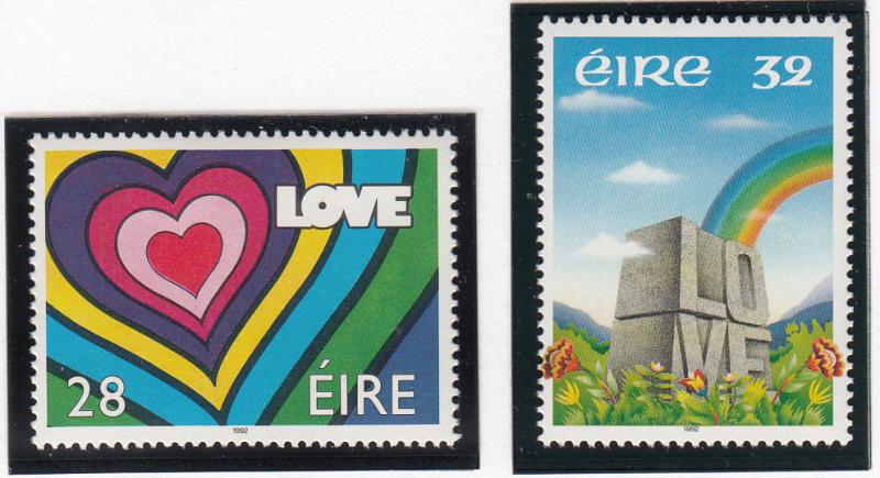 Ireland 1992 MNH Scott #852-#853 Set of 2 Rainbow, Love