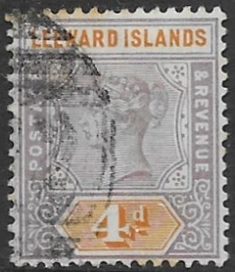 Leeward Island 4   1890     4d fine used