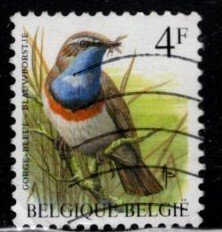 Belgium -  #1222 Birds - Used