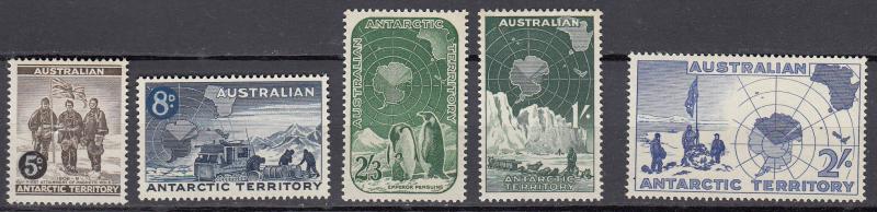 Australian Antarctic Territory - 1957/1959 Explorers Sc# L1/L5 - MNH (332N)