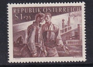 Austria    #B295  MNH   1955  returned prisoners of war