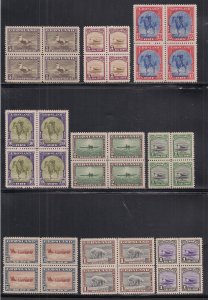 GREENLAND SC# 10-18   BKS/4  VF/MOG