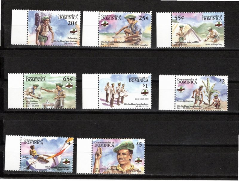 Dominica 1994 MNH Sc 1702-9