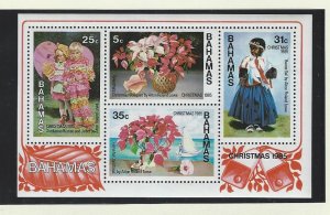 Bahamas sheetlet mh S.C.  591a