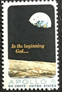 US #1371 MNH Single Apollo 8 SCV $.25 L10