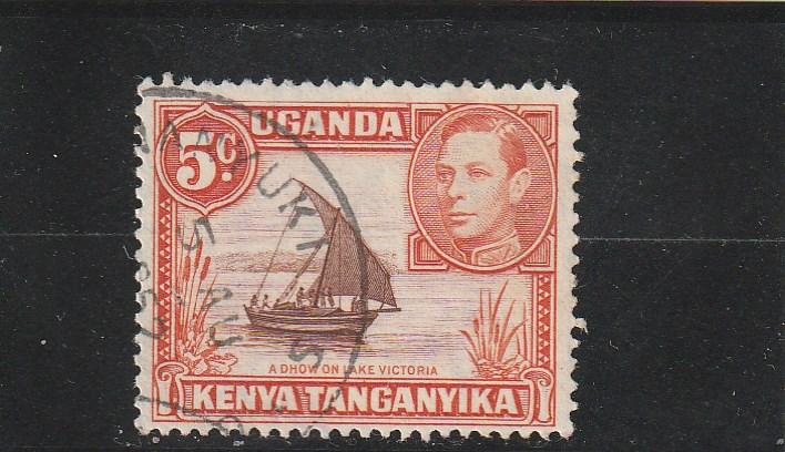 Kenya, Uganda & Tanzania  Scott#  68  Used