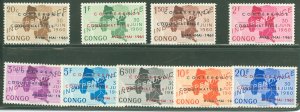 Congo, Democratic Rep. (ex Bel. Congo/Zaire) #371-380 Mint (NH) Single (Complete Set)