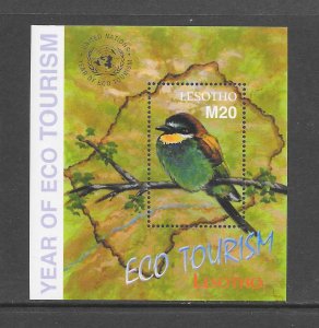 BIRDS - LESOTHO #1321  ECO TOURISM  MNH