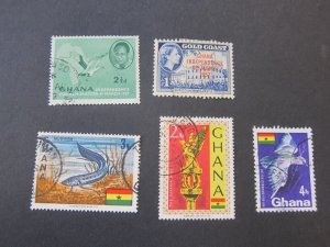 Ghana 1957 Sc 2,6,288,290-1 FU