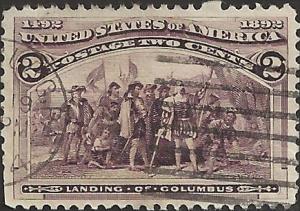 # 231 BROWN VIOLET USED LANDING OF COLUMBUS SCV-0.30