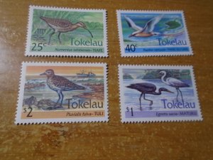 Tokelau  #  190-93  MNH  Birds