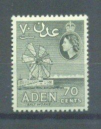 Aden sc# 54 (2) mh cat value $.50