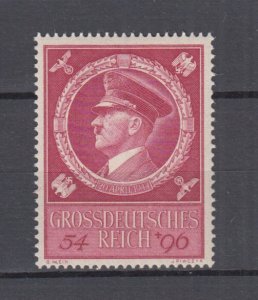 WWII Third Reich 1944   A.Hitler 55th Birthday Sc#B271-Mi.887 MNH Luxe
