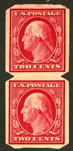 U.S. #344 MINT PAIR OG HR