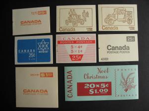 Canada 8 different MNH booklets, check them out!