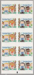 Sweden 2011 MNH Booklet pane of 10 2 designs Save the Children