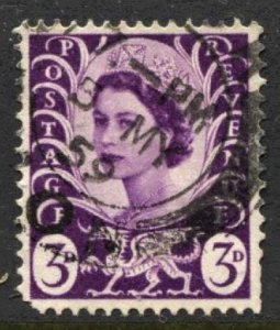 STAMP STATION PERTH Wales #7 QEII Definitive Used 1958-1967