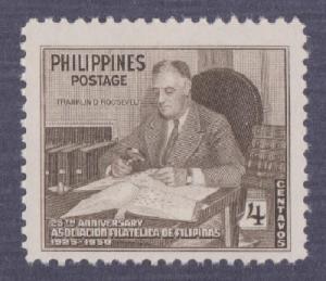 Philippines 542  MNH Roosevelt single