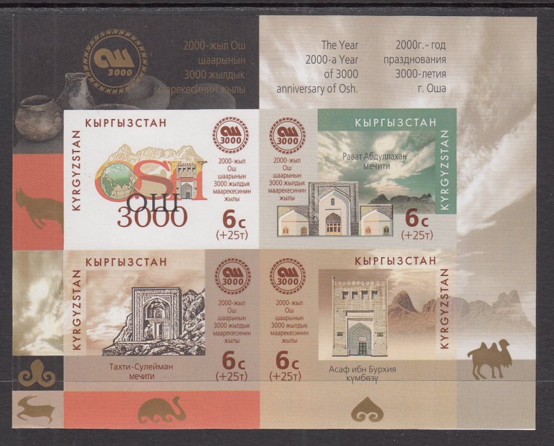 Kyrgyzstan B15 Souvenir Sheet MNH VF