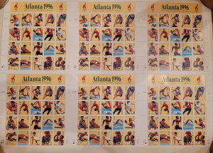 Scott #3068 Atlanta Olympics 32c UNCUT sheet - MNH (120 stamps)