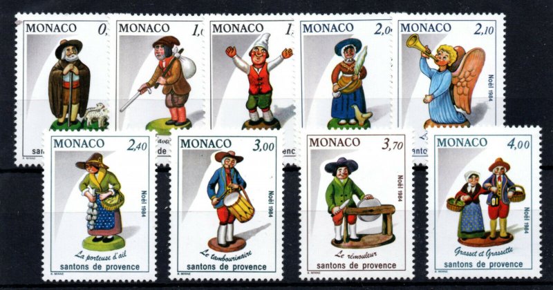 Monaco - Sc# 1448 - 1456 MNH     /      Lot 1220037