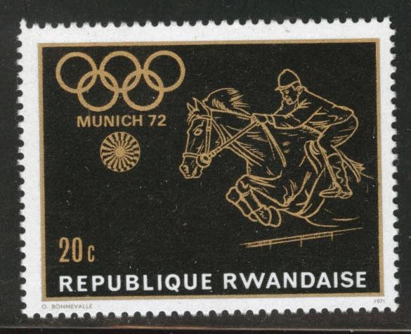 RWANDA Scott 414MH* 1971 Mexico Olympic stamp