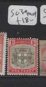 JAMAICA  (P3006BB)  1D  ARMS  SG 39  MOG